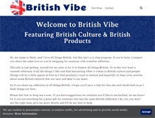 Tablet Screenshot of britishvibe.com